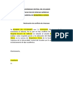 10.1. - Declaración de Conflicto de Interéses Estudiante