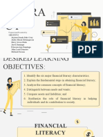 FINANCIAL LITERACY Group 3 - BSEd SS 3A - EDUC 206