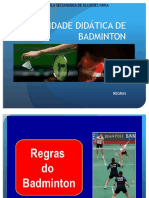 Regulamento de Badminton da Escola Secundária de Alcai