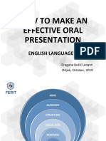 How To Make An Effective Oral Presentation