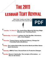 2011 Tent Revival Flyer