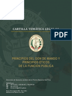Cartilla 11 - Principios Del Don de Mando y Principios Éticos de La Función Pública