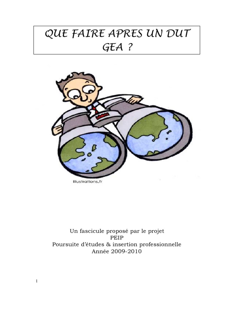 Que Faire Après Un Dut Gea Option Gmo