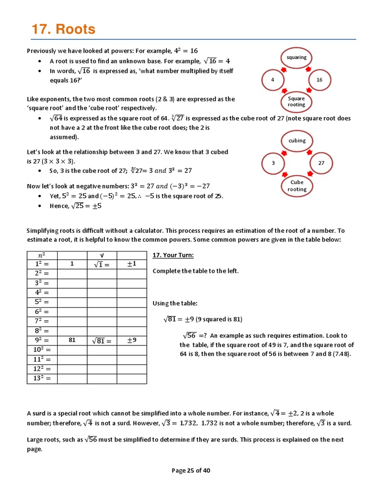 Exercise Homework Notes 01 Math Refresher – ONDMA