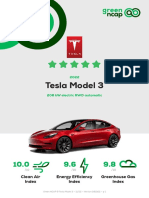 Tesla Model 3 scores 5 stars in Green NCAP rating