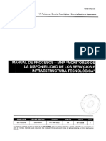 PST-MNP-0003 Monitoreo de Disponibilidad de Los Serv. de Infraestructura Tecnológica