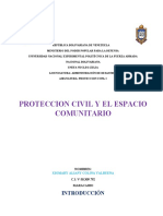 Proteccion Civil en El Espacio Comunitario