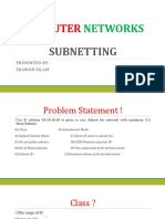 Computer Networks CCNA Problems