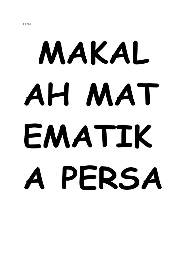 Makalah hitung diferensial pdf