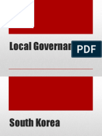 Local Governance PPT (South Korea)