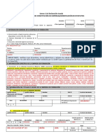 Ficha de Solicitud de Constitución de Empresas