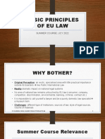 Basic Principles EUlaw