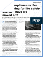 Code compliance or fire engineering for life safety have we moved on IFE-April-2014-p25-28