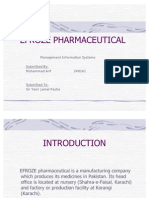 Efroze Pharmaceuticals - MIS Report