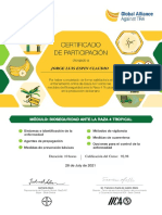 Certificado bIOSEGURIDA R4 BANANO