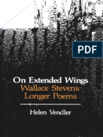 Helen Hennessy Vendler - On Extended Wings - Wallace Stevens' Longer Poems-Harvard University Press (1969)