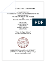 Polymer Matrix Composites: A Review