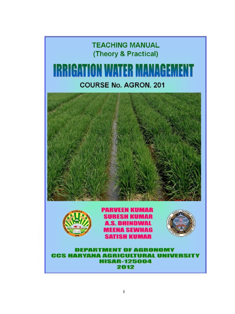 Irrigation PDF