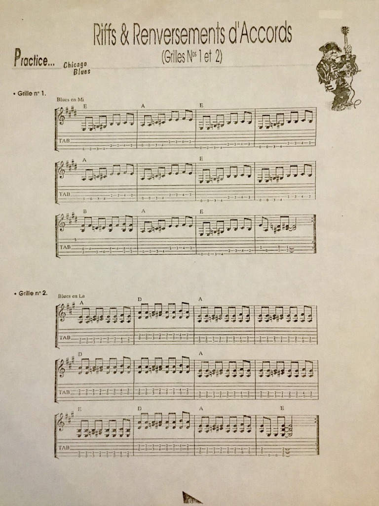 Chicago Blues - Riffs | PDF