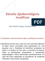 Estudos Epidemiologicos Caso Controle Ecologico ECR