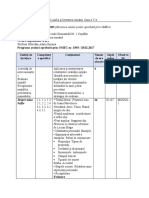 Panificare Clasa A 5a