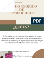 Tipos y causas del feminicidio en México