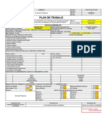 Plan de Trabajo de Montaje de Canaletas