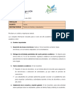 Circular 11 2022 Cierre Año Académico