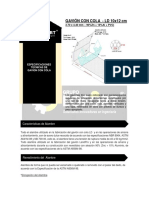 Especificacion de LD Gavion Con Cola - Grupo Geofort