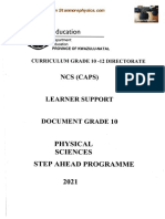 Step Ahead Physical Sciences Grade 10 of 2021
