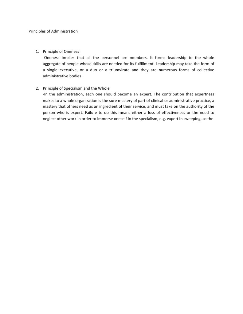 Principles Of Administration PDF