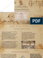 Literatura Renacentista Expo Literatura