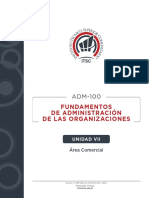 Funciones y elementos del área comercial