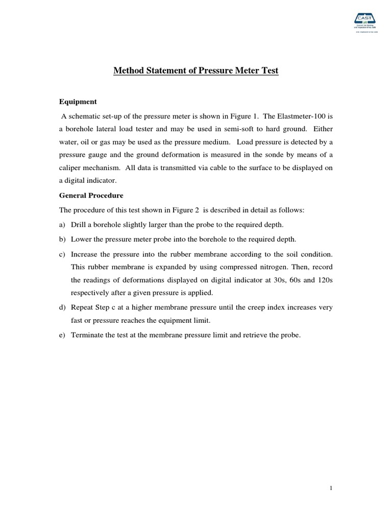 MS Pressure Meter Test PDF Elasticity (Physics) Deformation