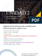 UNIDAD 2 INNOVACION Y ESTUDIO DE MERCADO