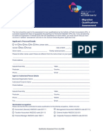 New Migration Assessment Form Effective July 2022