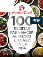 Masterchef - 100 Recetas para Hacer Al Menos Una Vez en La Vida