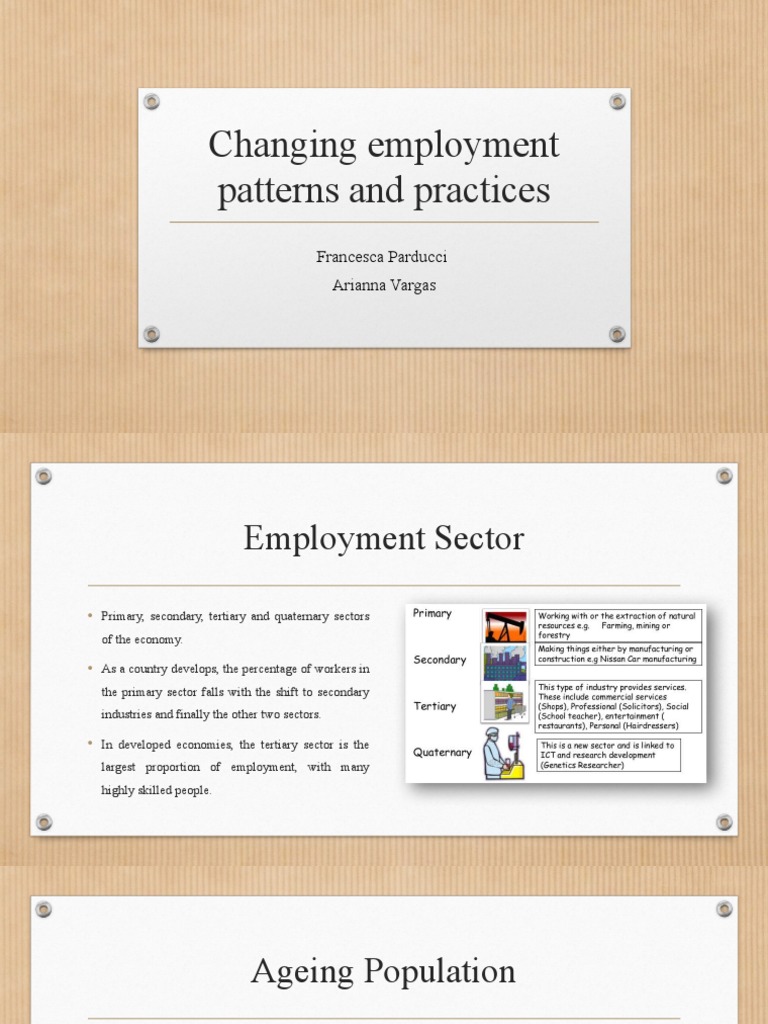 Changing Employment Patterns and Practices PDF