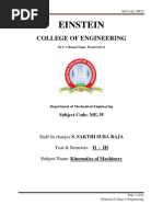 Download Kinematics of Machinery Lesson Presentation by Panneer Ramalingam SN60784443 doc pdf