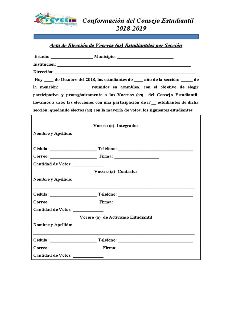 Actas Electorales PDF Elecciones Democracia