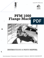 Porter PFM-1000 Flange Machine