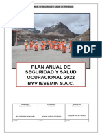 Byv - Plan Anual de Seguridad y Salud 2022