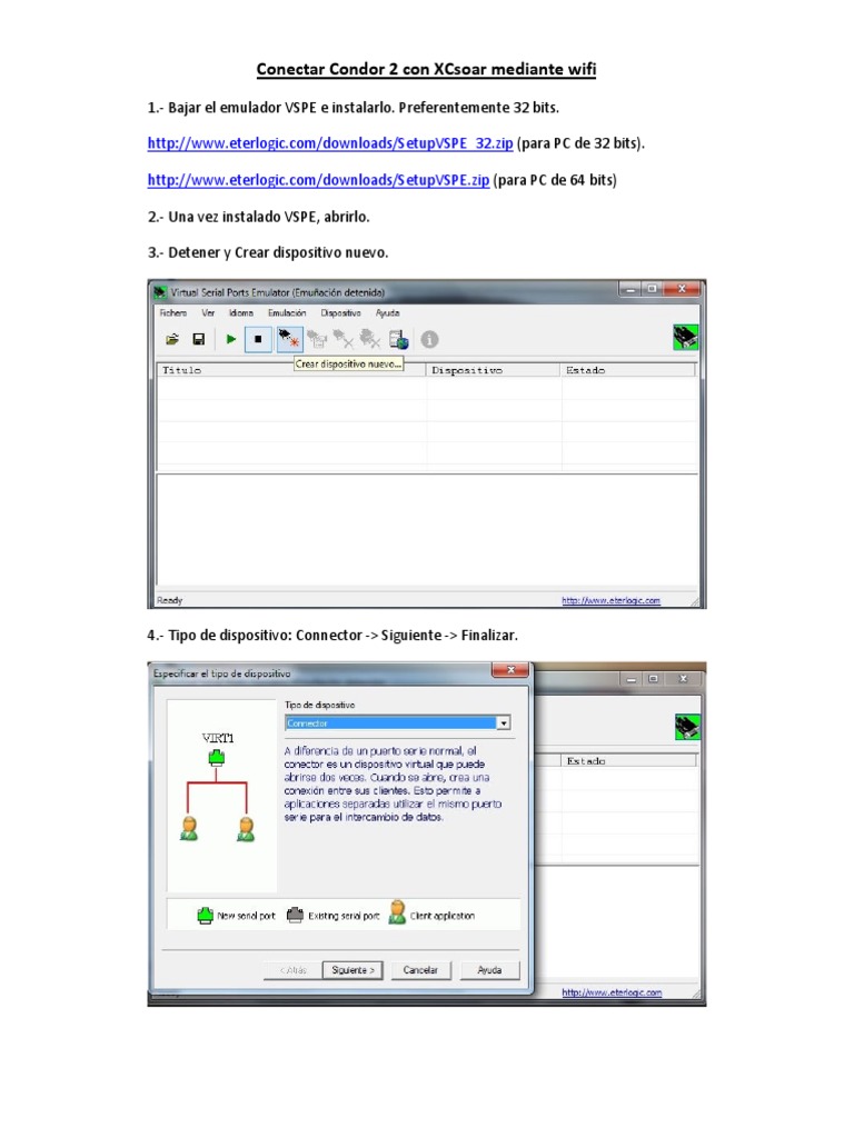Conectar Condor 2 Con XCsoar Mediante Wifi PDF