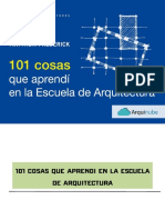 101 Cosas Que Aprendí en La Escuela de Arquitectura