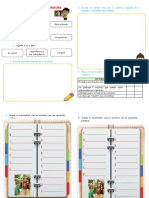 Ficha - Escribe Acrosticos de Los Derechos