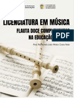 E-Book - Flauta Doce Complementar Na Educação Musical