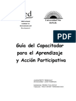 Guia Del Capacitador para El Aprendizaje y Accion Participativa