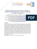 Production of Non-Structural Concrete Aparti From The Reuse of Coconut Endocarp As Large Aggregate