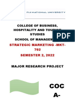 College of Business - MKT702