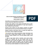 Còmo Hacer Esferas de Energias Sanadoras Con El Chakra de Las Manos